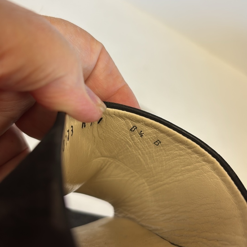 Salvatore Ferragamo Black Suede Slides - Picture 6 of 8